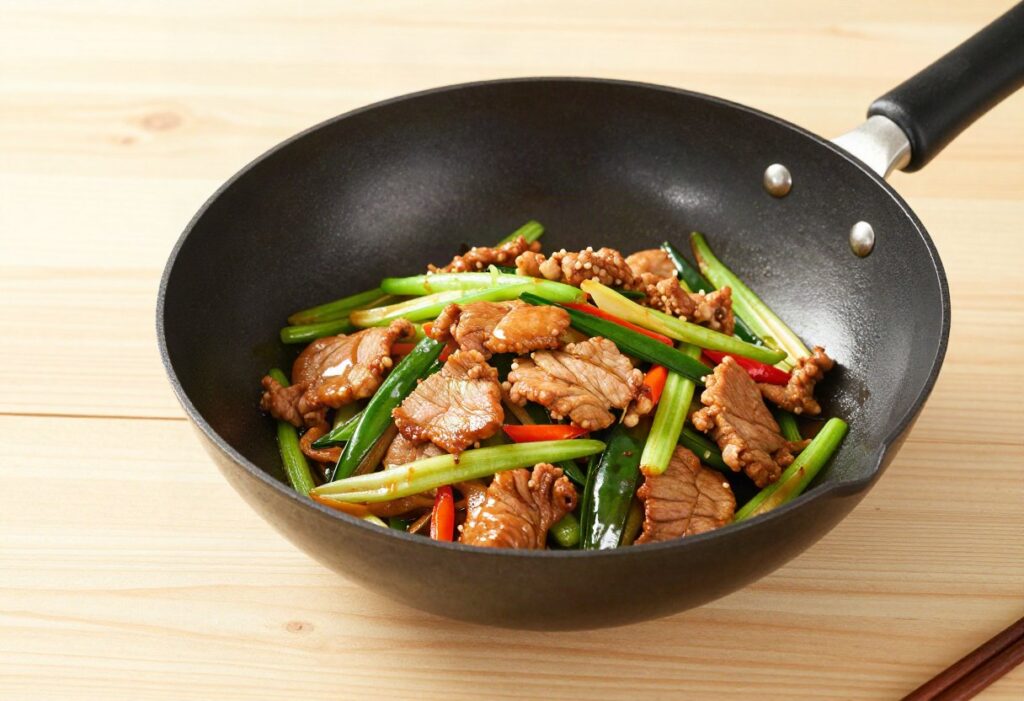 Sauté de porc aux légumes