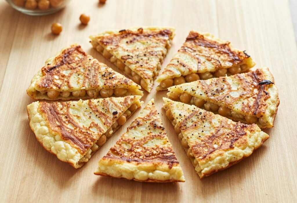 Niçoise socca (chickpea pancake)