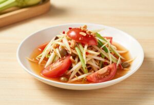 Som tam revisité (salade thaïe croquante)