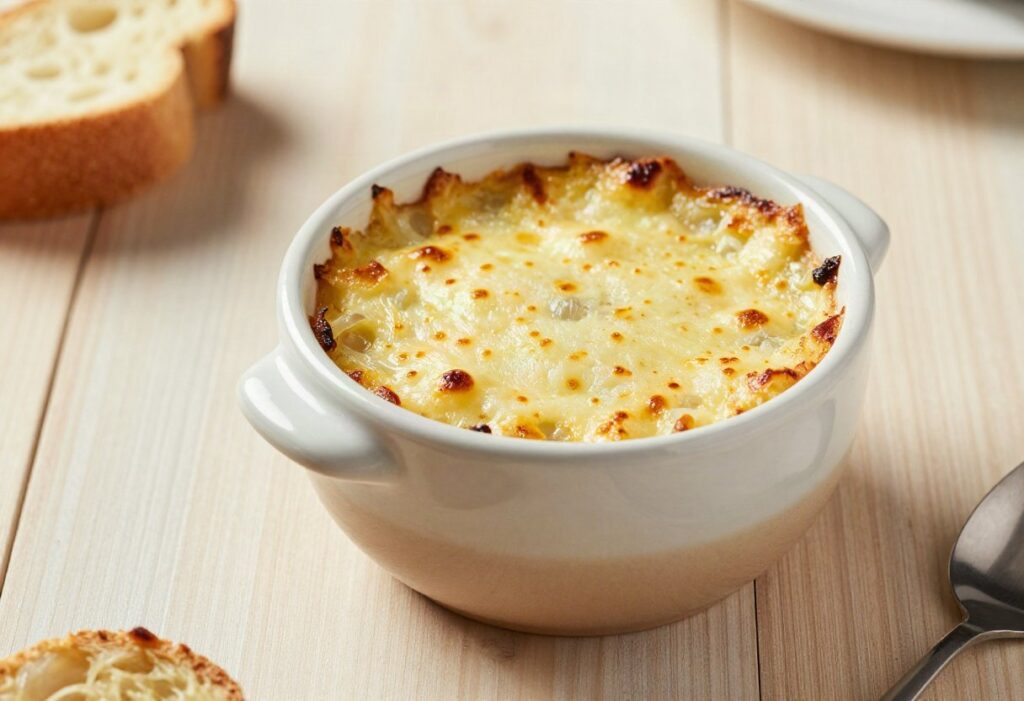 Gratinated onion soup