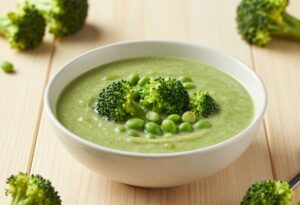 Broccoli and split pea soup