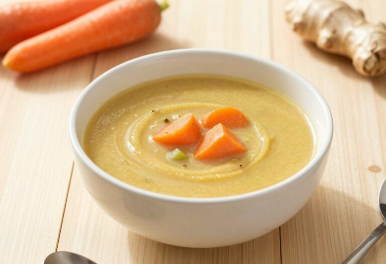 Soupe de carotte au gingembre