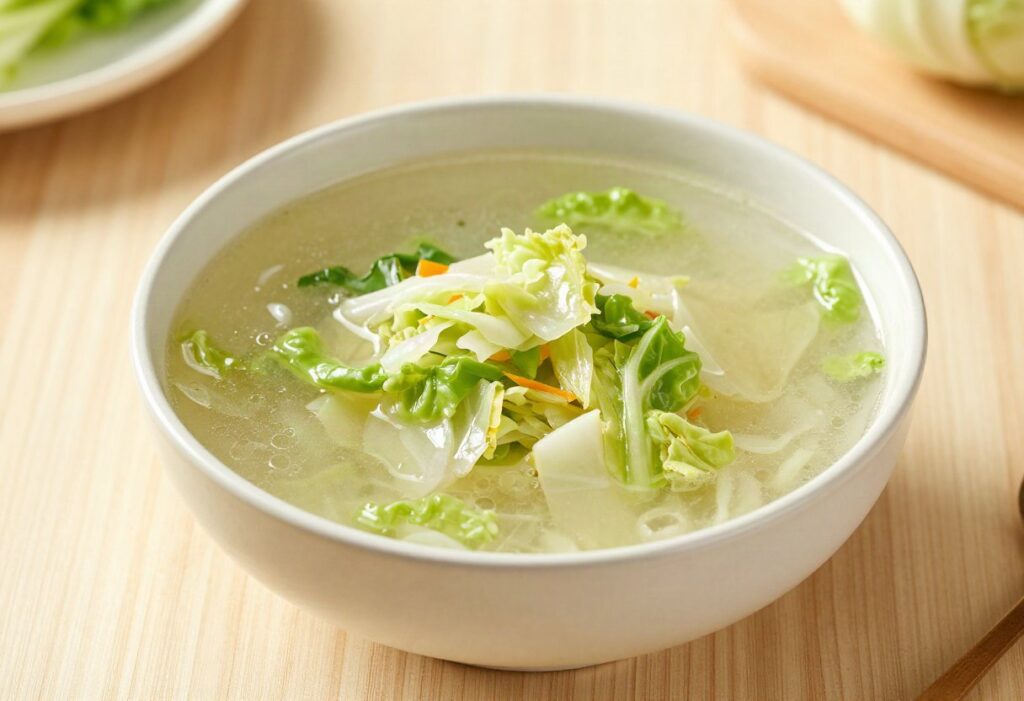 Cabbage and vegetable soup