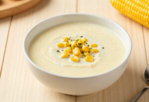 Sweetcorn soup (light corn chowder)