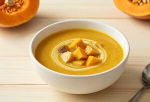 Soupe de potimarron et châtaigne