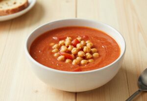 Tomato and chickpea soup