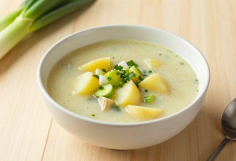 Soupe poireau et pomme de terre