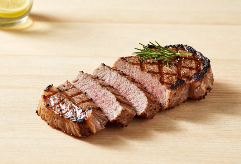 Grilled horse steak
