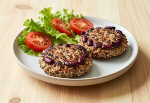 Steaks végétaux aux haricots rouges
