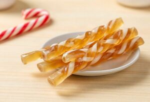 Twisted barley sugar sticks