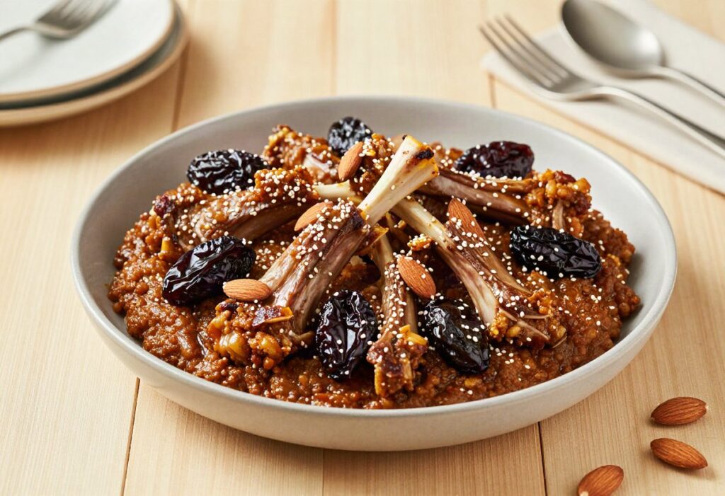 Lamb tagine with prunes