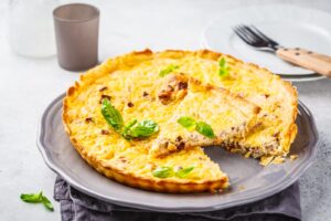 Tarte au thon et tomates