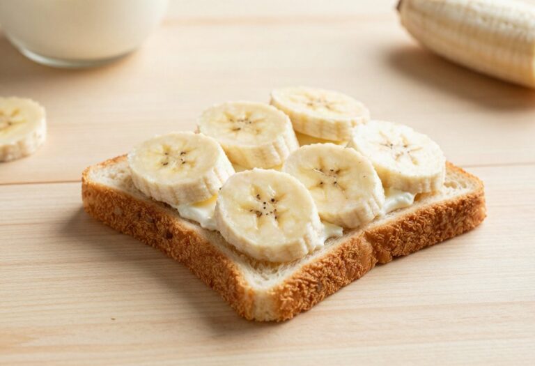 Tartine protéinée fromage blanc et banane