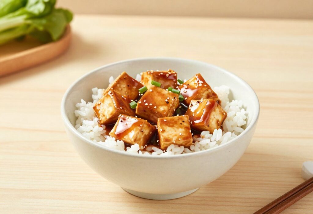 Tofu teriyaki bowl