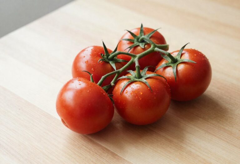 Vine tomatoes on the stem