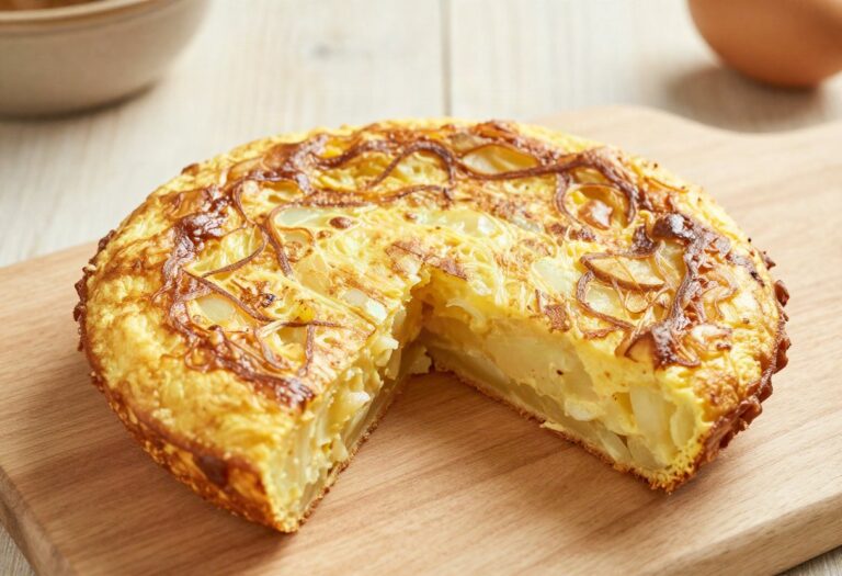 Tortilla de pommes de terre légère