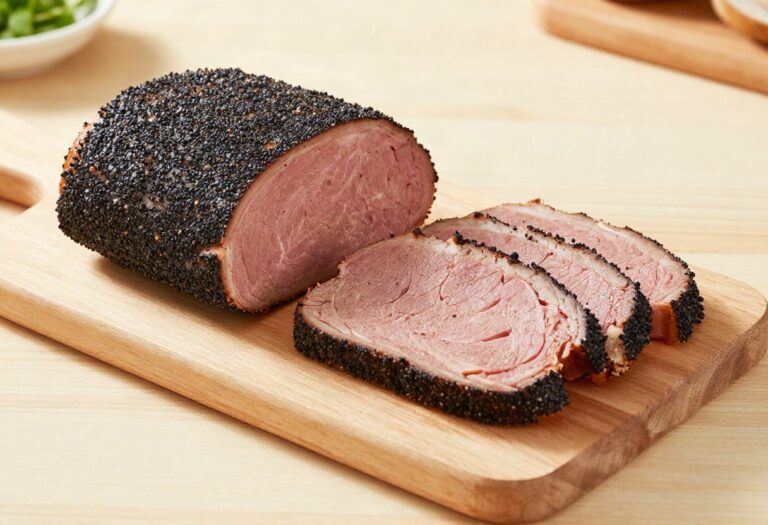Slices of pastrami