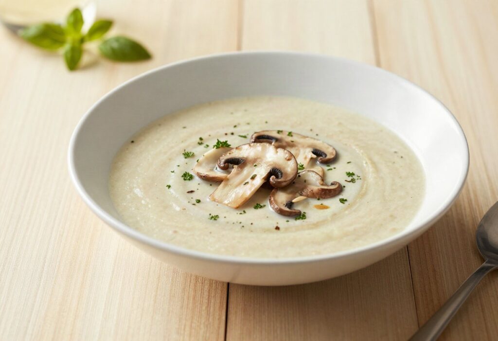 Mushroom velouté