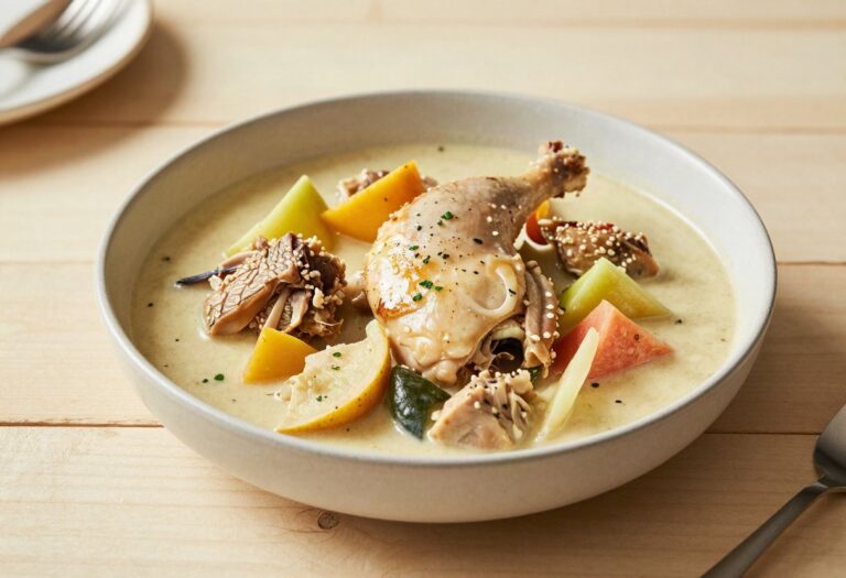 Waterzooi de poulet léger